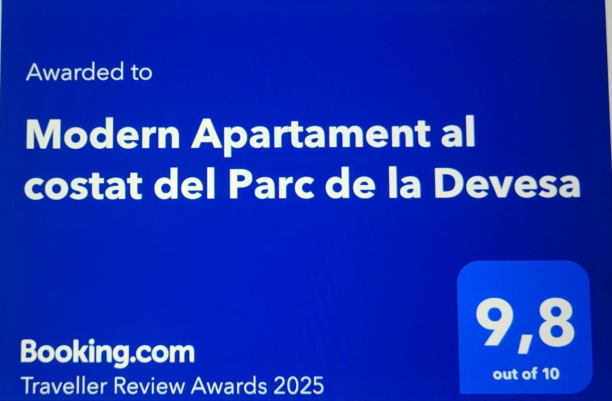 Modern Apartament Al Costat Del Parc De La Devesa Girona Dış mekan fotoğraf
